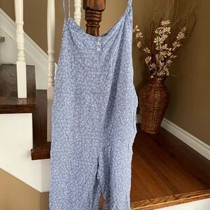 Smash + Tess Light Blue Floral Romper